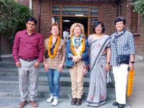 French Partners visiting Auram Global School Haldwani (2)