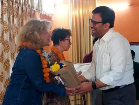 French Partners visiting Auram Global School Haldwani (5)